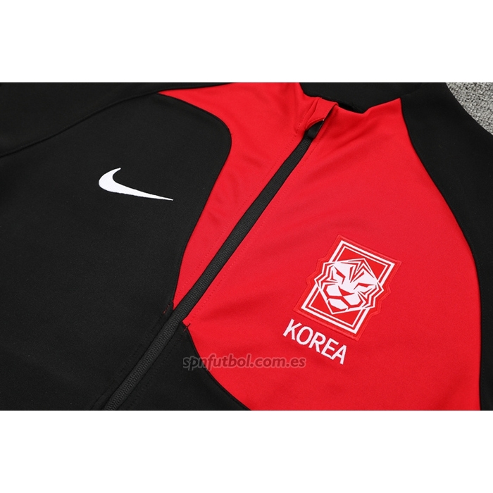 Chaqueta del Corea del Sur 2022-2023 Negro y Rojo